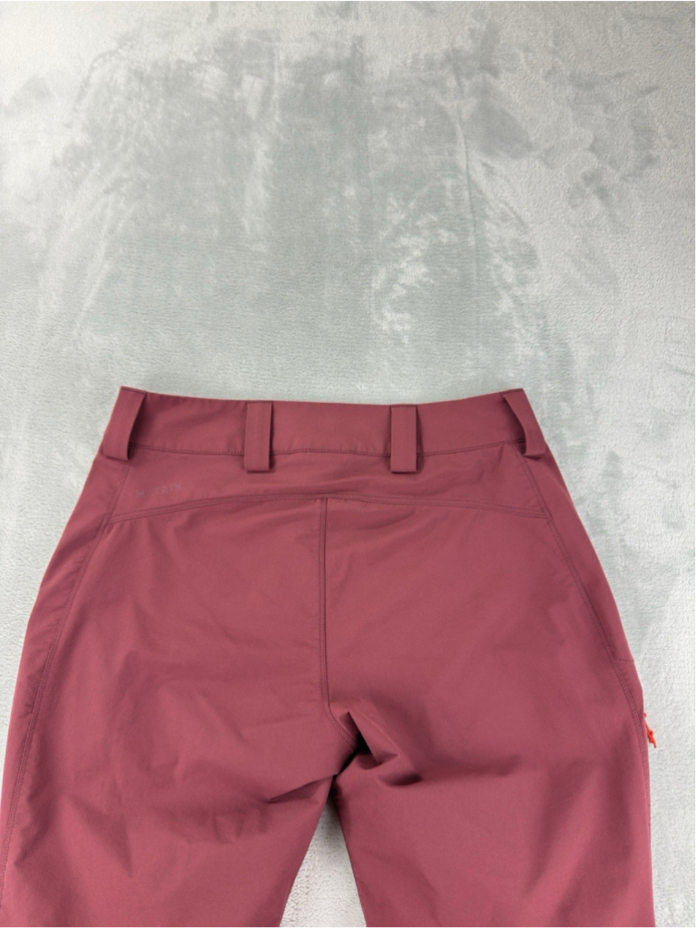 Rab Incline Pants Womens Small Red Matrix Qfv-02 Softshell Stretch Hiking - Picture 11 of 12